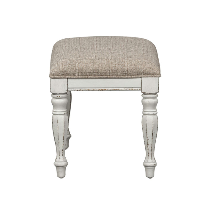 Magnolia Manor Accent Bench in Antique White image