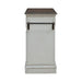 Magnolia Manor Bar Cart in Antique White & Weathered Bark EST SHIP TIME APPX 4 WEEKS - homePLUS (Binghamton, NY)