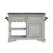 Magnolia Manor Bar Cart in Antique White & Weathered Bark EST SHIP TIME APPX 4 WEEKS - homePLUS (Binghamton, NY)