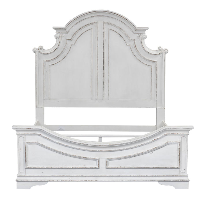 Magnolia Manor Panel Bed, Dresser & Mirror, Chest image