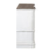 Magnolia Manor Leg 9 Drawer Dresser in Antique White - homePLUS (Binghamton, NY)