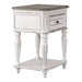 Magnolia Manor Leg Nightstand in Antique White - homePLUS (Binghamton, NY)