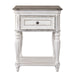 Magnolia Manor Leg Nightstand in Antique White - homePLUS (Binghamton, NY)