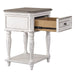 Magnolia Manor Leg Nightstand in Antique White - homePLUS (Binghamton, NY)