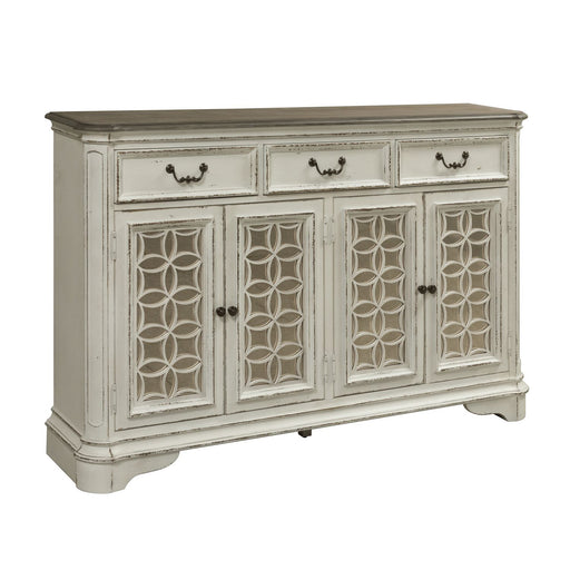 Magnolia Manor Hall Buffet in Antique White - homePLUS (Binghamton, NY)