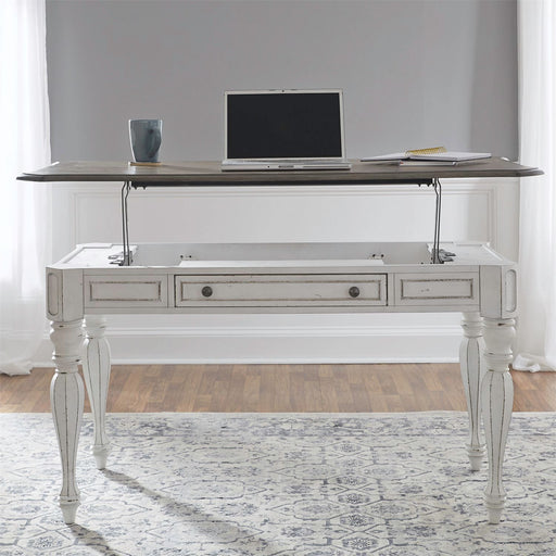 Magnolia Manor Lift Top Writing Desk in Antique White image