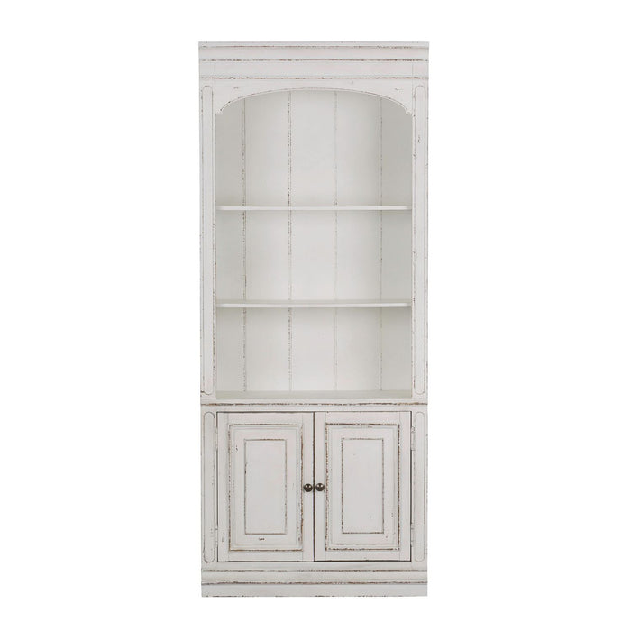 Magnolia Manor Bunching Bookcase in Antique White image