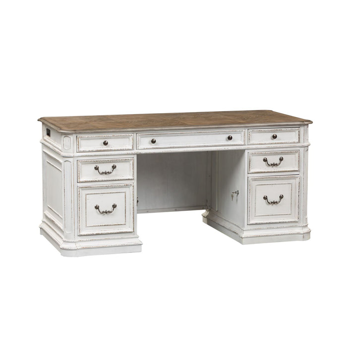Magnolia Manor Credenza & Hutch image