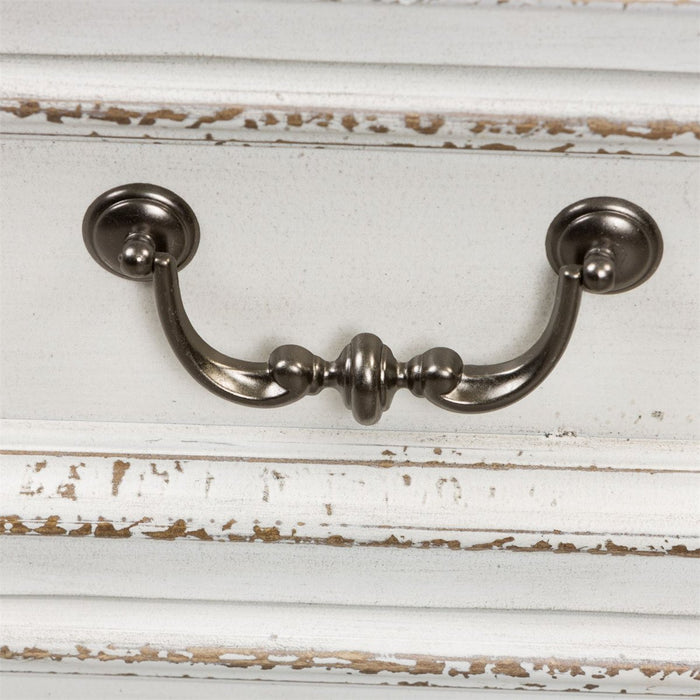 Liberty Magnolia Manor Jr Executive Desk in Antique White 244-HOJ-DSK