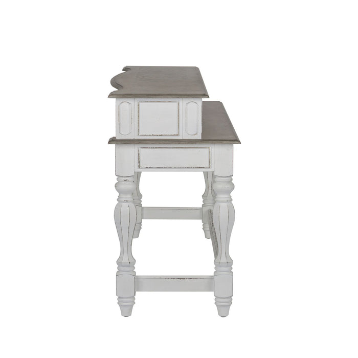 Magnolia Manor Console Bar Table in Antique White image