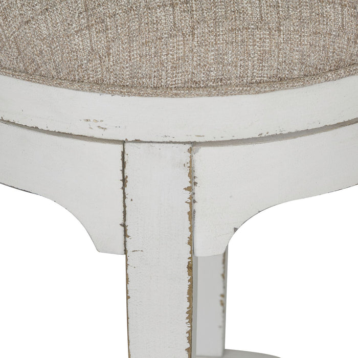 Magnolia Manor Console Swivel Stool in Antique White image