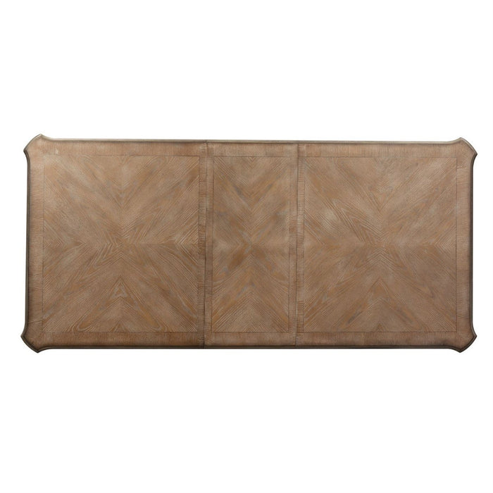 Liberty Furniture Magnolia Manor Rectangular Leg Table in Antique White