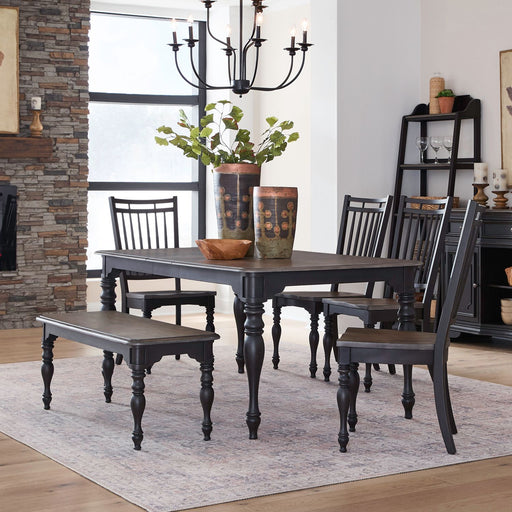 Magnolia Manor Opt 6 Piece Leg Table Set image