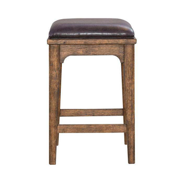 Liberty Furniture Ashford Upholstered Console Stool in Sienna