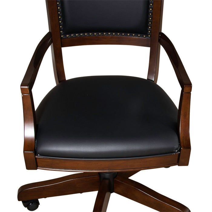 Brayton Manor Jr Executive Desk Chair (RTA) in Cognac