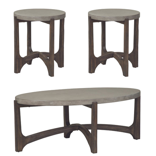 Cascade 3 Piece Set (1-Cocktail 2-End Tables) - homePLUS (Binghamton, NY)