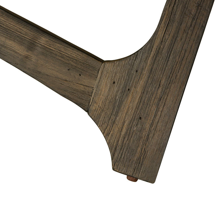Cascade End Table in Wire Brush Rustic Brown