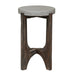 Cascade Chair Side Table in Wire Brush Rustic Brown image