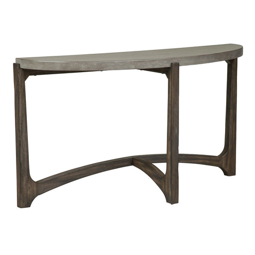 Cascade Sofa Table in Wire Brush Rustic Brown - homePLUS (Binghamton, NY)
