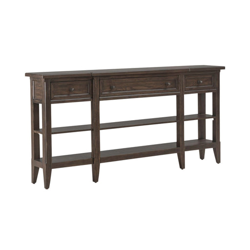 Paradise Valley Hall Console Table in Saddle Brown EST SHIP TIME APPX 4 WEEKS - homePLUS (Binghamton, NY)