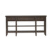 Paradise Valley Hall Console Table in Saddle Brown EST SHIP TIME APPX 4 WEEKS image