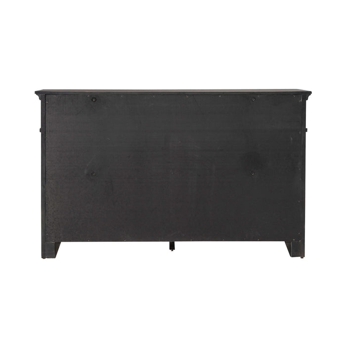 Paradise Valley 8 Drawer Dresser in Saddle Brown image