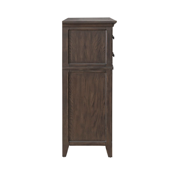 Paradise Valley 10 Drawer Chesser in Saddle Brown image