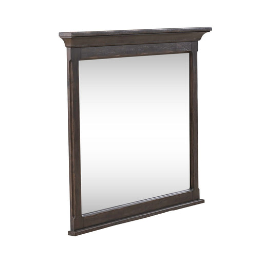 Paradise Valley Landscape Mirror in Saddle Brown - homePLUS (Binghamton, NY)