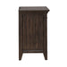 Paradise Valley Nightstand with Charging Station in Saddle Brown image