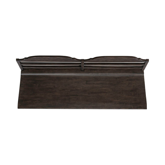 Paradise Valley Ladder Back Bench in Saddle Brown image