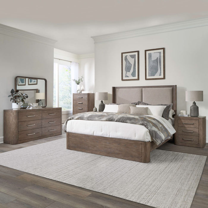 South Bend King California Shelter Bed, Dresser & Mirror, Chest, Night Stand image