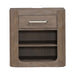 South Bend Open Nightstand w/ Charging Station in Burnished Clay image
