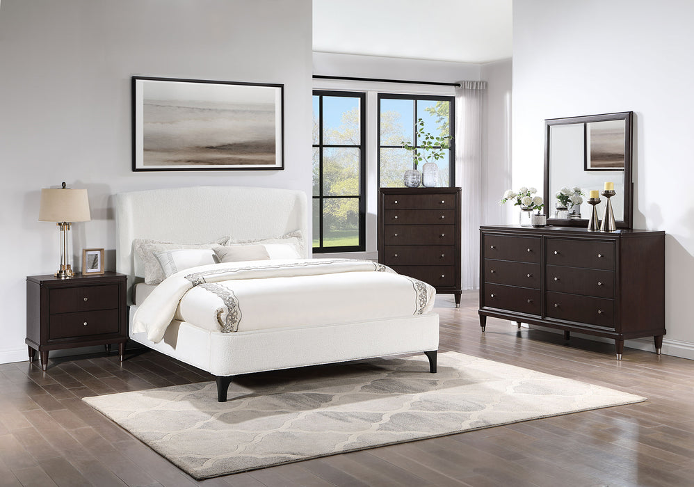 Mosby Wingback Platform Bed