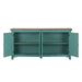 Kensington 4 Door Accent Cabinet in Turquoise image