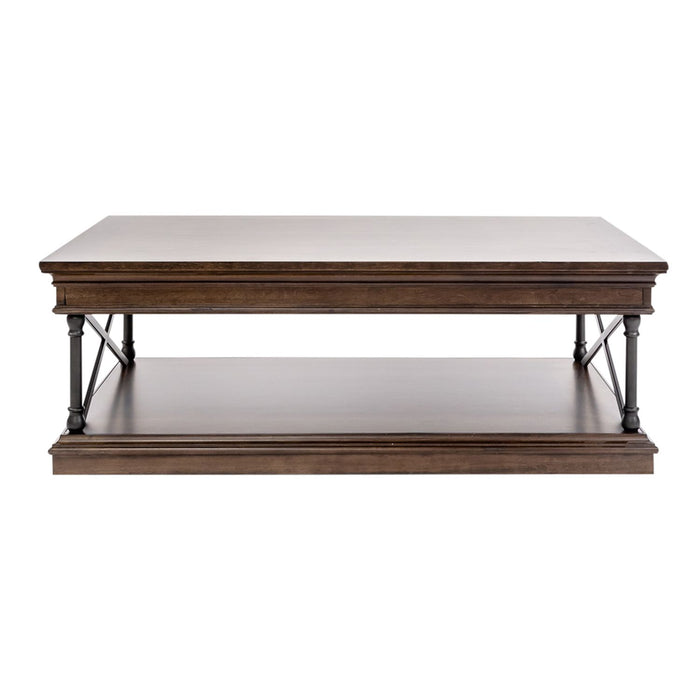 Tribeca Rectangular Cocktail Table in Cordovian Brown image