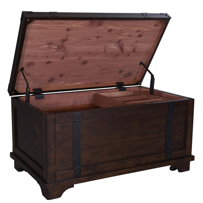 Liberty Aspen Skies Storage Trunk in Russet Brown