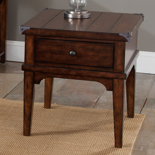 Liberty Aspen Skies End Table in Russet Brown image