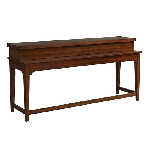 Aspen Skies Console Bar Table in Russet Brown - homePLUS (Binghamton, NY)