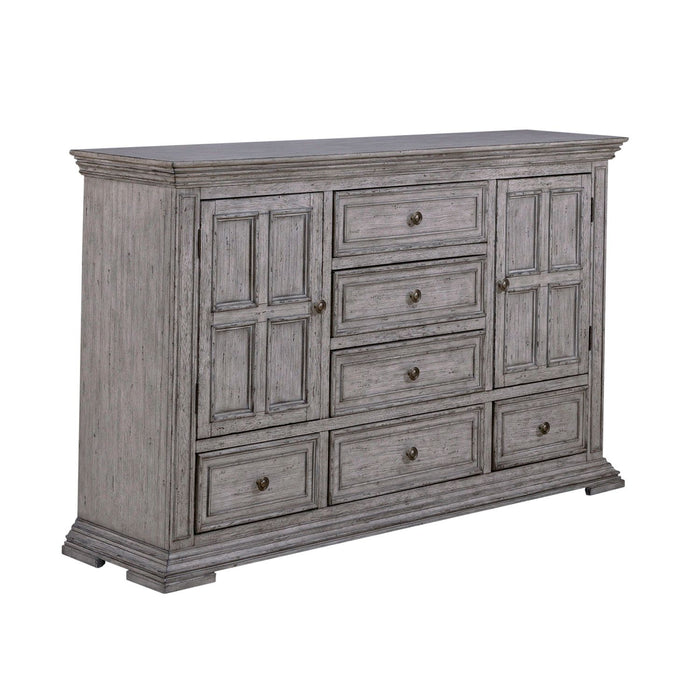 Big Valley 2 Door 6 Drawer Dresser image