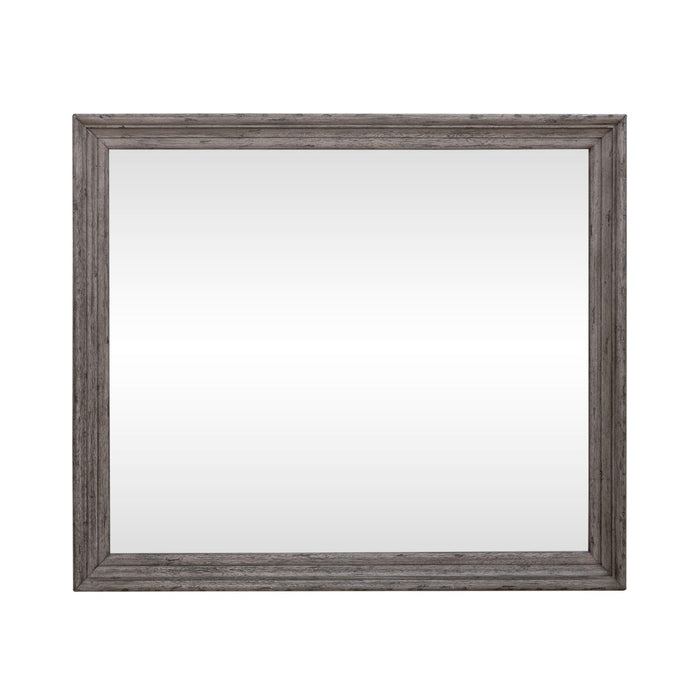 Liberty Furniture Big Valley Mirror in Graystone