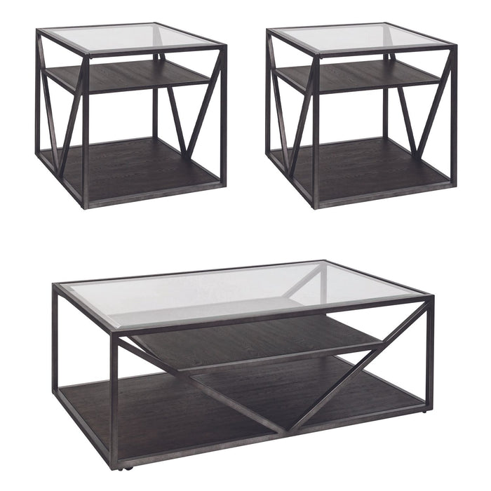 Arista 3 Piece Set (1-Cocktail 2-End Tables) - homePLUS (Binghamton, NY)