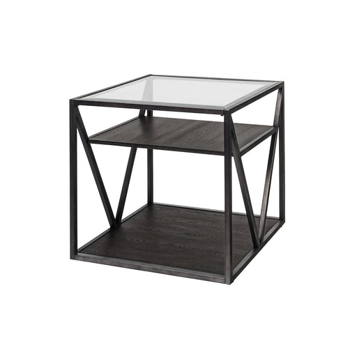 Arista End Table in Cobblestone Brown - homePLUS (Binghamton, NY)