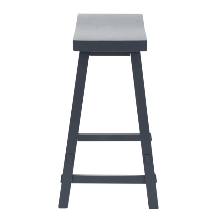 Creations 24 Inch Sawhorse Counter Stool- Navy image