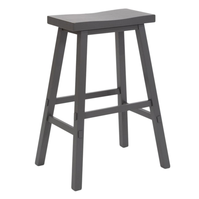 Liberty Furniture Creations II 30 Inch Sawhorse Stool in Gray (Set of 2)