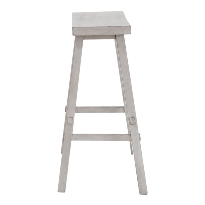 Creations 30 Inch Sawhorse Stool- White image