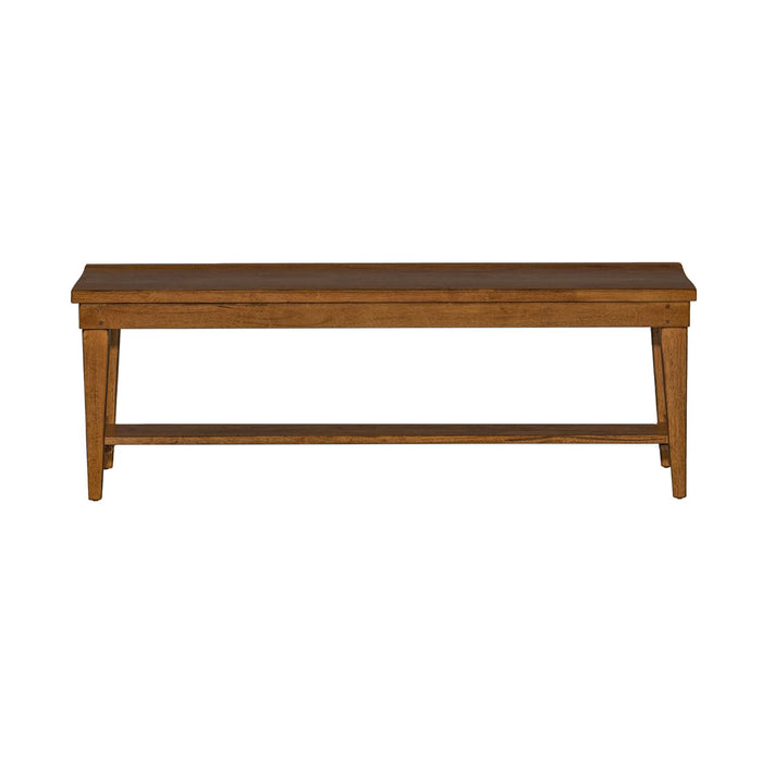 Hearthstone Bench in Rustic Oak image