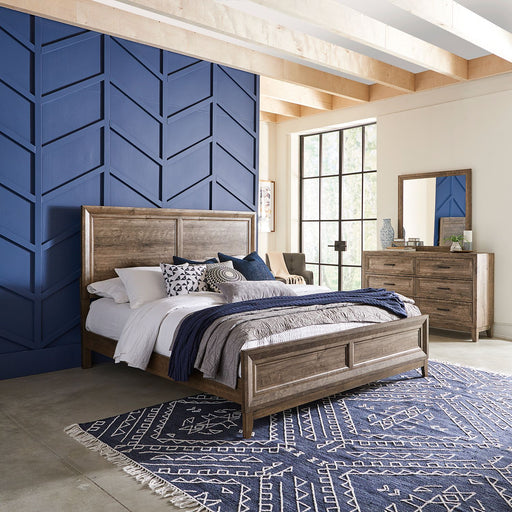 Ridgecrest King Panel Bed, Dresser & Mirror image