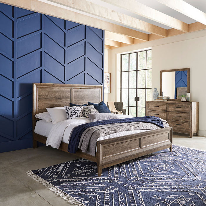 Ridgecrest Queen Panel Bed, Dresser & Mirror image