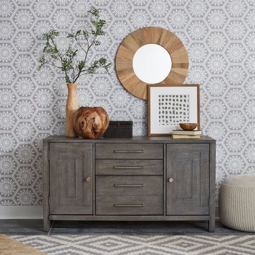 Modern Farmhouse Credenza in Dusty Charcoal image