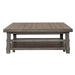 Modern Farmhouse Oversized Square Cocktail Table - homePLUS (Binghamton, NY)